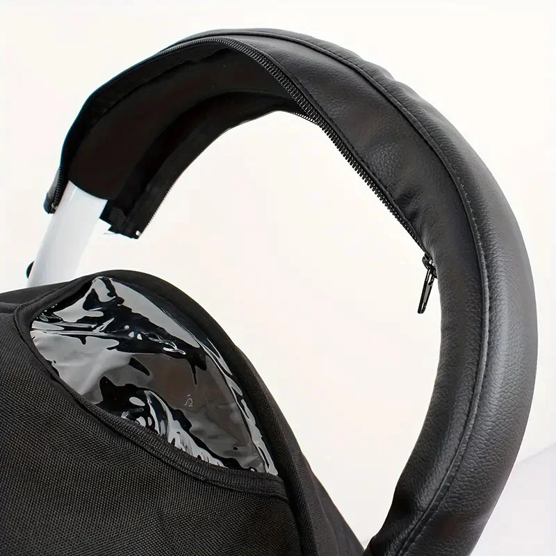 PU Leather Stroller Handle Protective Cover Pushchair Armrest Case Replacement Sleeve For Pram Baby Stroller Spare Accessories