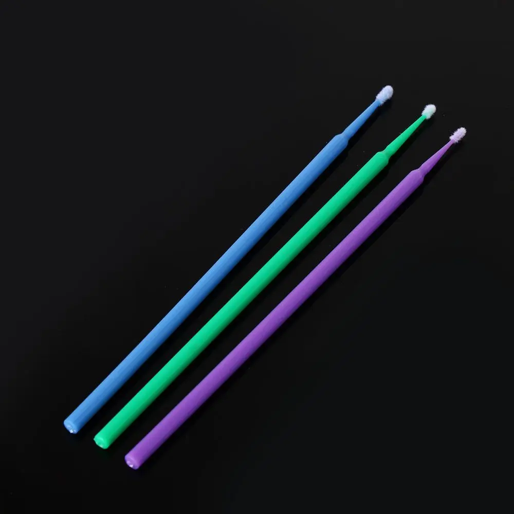100pcs Portable  Auto Cleaning Automobile Washer Car Applicator Stick Paint Touch-up Paint Brushes Disposable Dentistry Pen