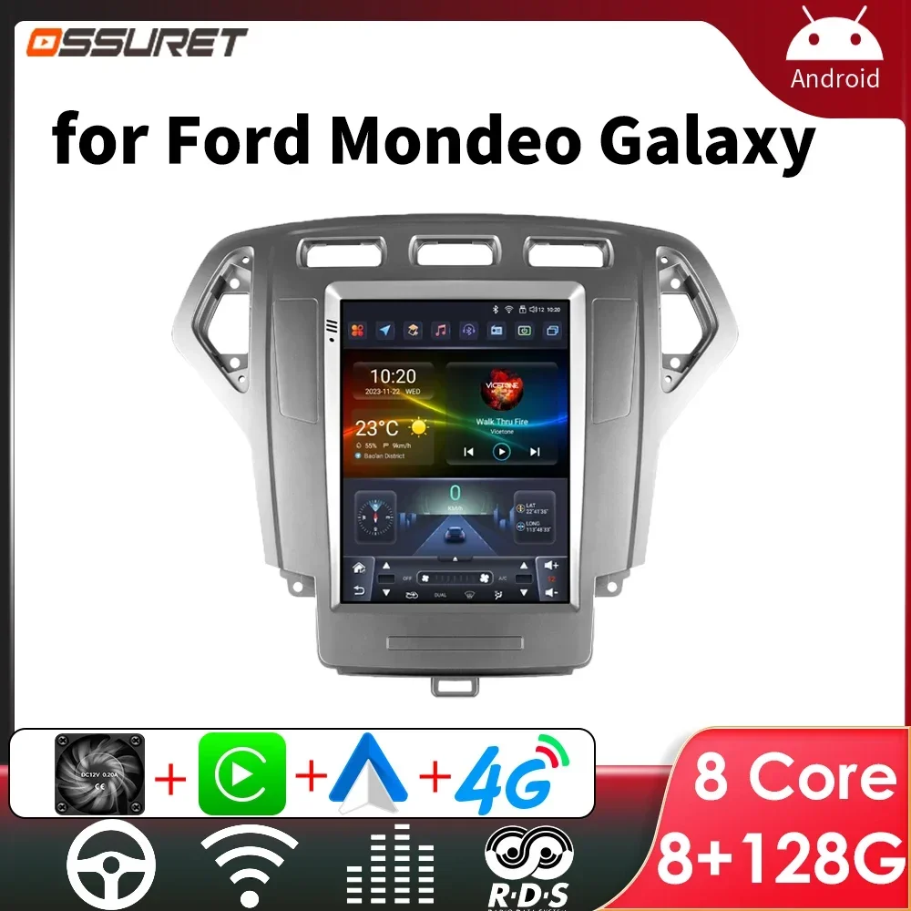 

Android Car Radio for Ford Mondeo 4 Galaxy 2006 - 2010 Multimedia Stereo 9.7inch Vertical Screen Carplay Auto Android Headunit