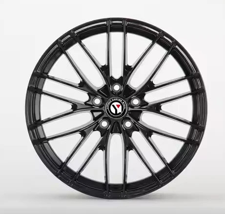  China Factory Wholesale Car Rim 18 Inch ET 35/45/38 PCD 5X112/113 Gloss Black Muti Spoke Alloy Car Wheels for VW Audi Benz