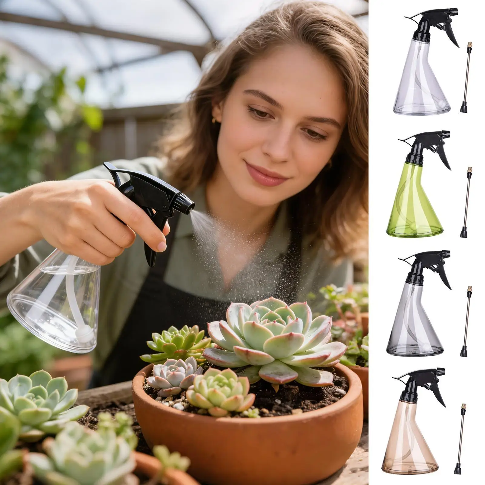Heavy Duty Spray Bottle 300ml Leakproof Refillable Chemicalresistant Trigger Sprayer For Car Detailing Household Kitchen Garage