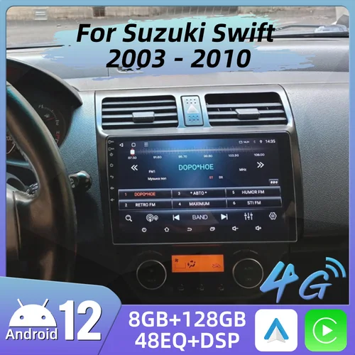 Reproductor Multimedia de coche para Suzuki Swift 2003 - 2010 Android Radio de coche navegación GPS Carplay Android auto táctil FM 4G estéreo 2Din