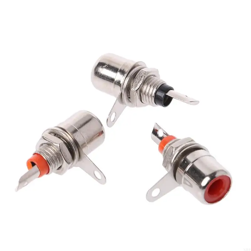 N2UE Phono Chassis Panel Female Socket Connector RCAAudio Female Socket Plug Adapter