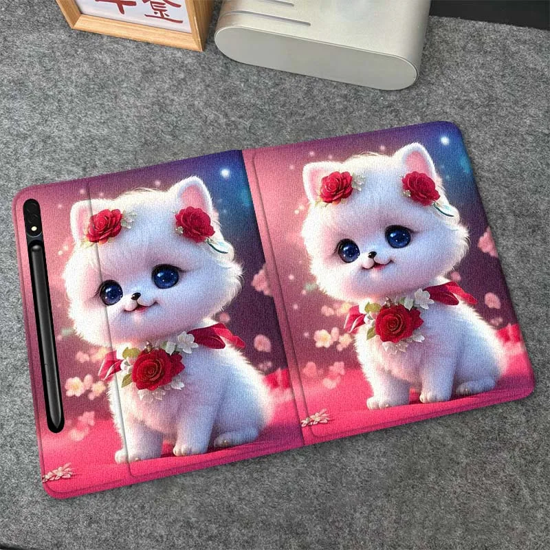 

Cartoon Anime Cat Art Tablet Case For Samsung Galaxy Tab S7 S8 S9 S10 FE Plus Lite 11 12.4 13.1 Inch