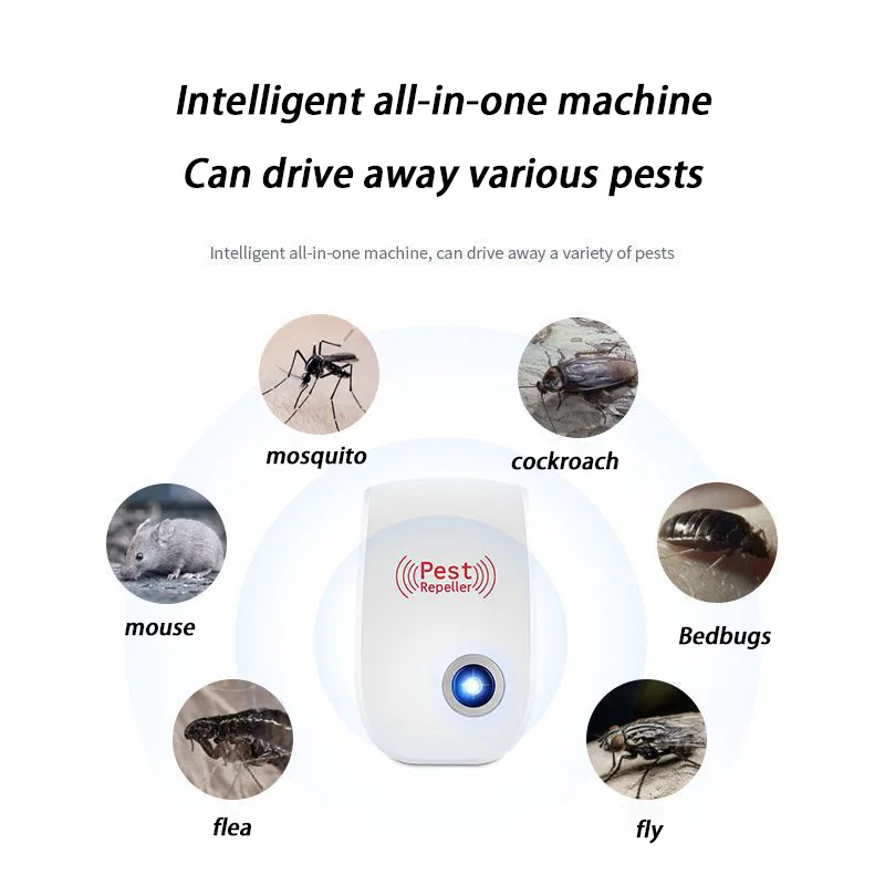 Xiaomi-Répulsif Électronique Ultrasonique Anti-moustique Électromagnétique, Souris, Insecte, Rat, Cafard, Déjection Antiparasitaire Domestique