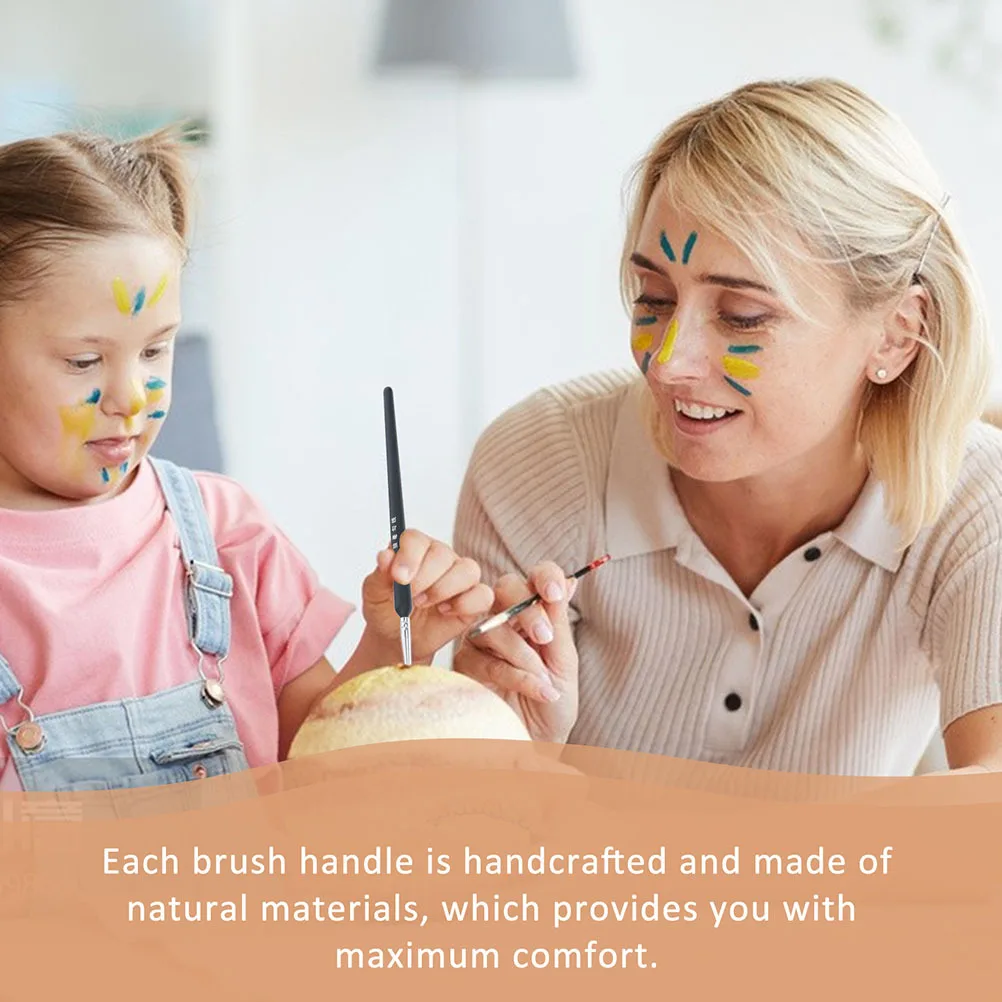 9 قطع من فرش الألوان المائية المريحة، مجموعة فرش طلاء قابلة لإعادة الاستخدام، أداة رسم مريحة للفنانين والطلاب، تصميم محمول