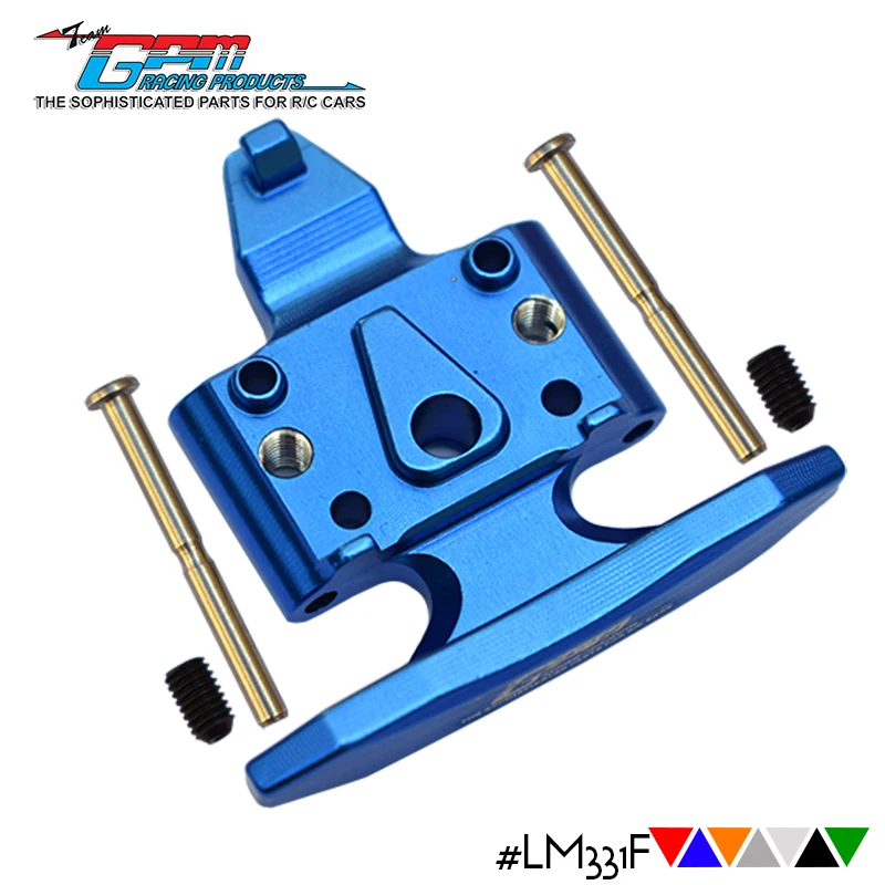 GPM Alloy Front Bumper & D-Rings &Front Skid Plate LOSI Mini-T 2.0 LOS01015 1/16 Mini-B LOS01016