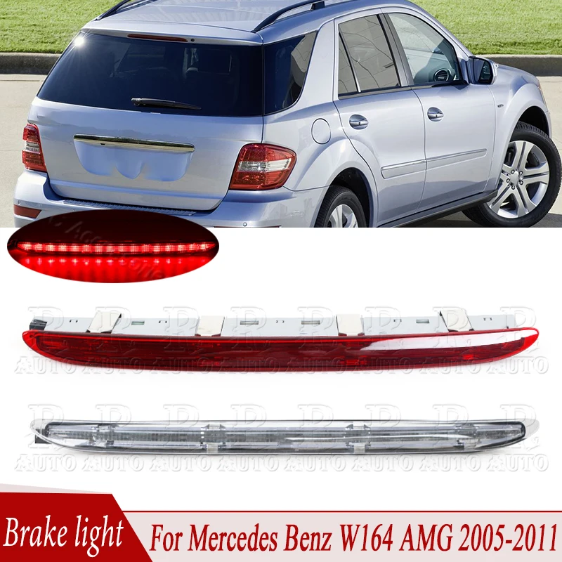 R-AUTO 3RD Third Brake Light For Mercedes Benz W164 ML Class ML320 ML350 ML500 ML550 ML63 AMG 2005-2011 Stop Lamp 1648201056