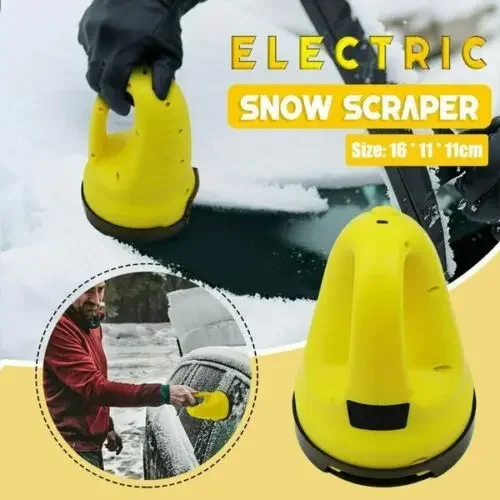 Car Ice Snow Scraper USB Electric Heated Snow Removal Windshield Glass Defrost Cleaning Tools Automobile Fast Snow Deicing