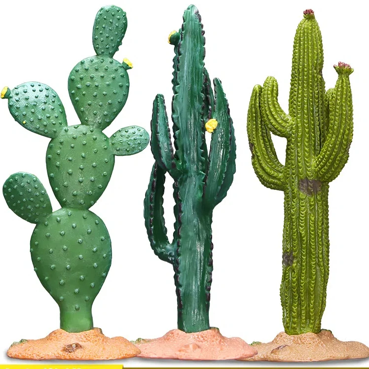 

Giant cactus simulation plant model plastic children's toy micro landscape ornament