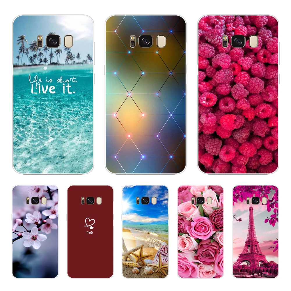 For Samsung S 8 S8 Case Back Cover for Samsung Galaxy S8 Plus Case Cover Soft TPU Silicone Fundas Coque For Samsung S8 Case