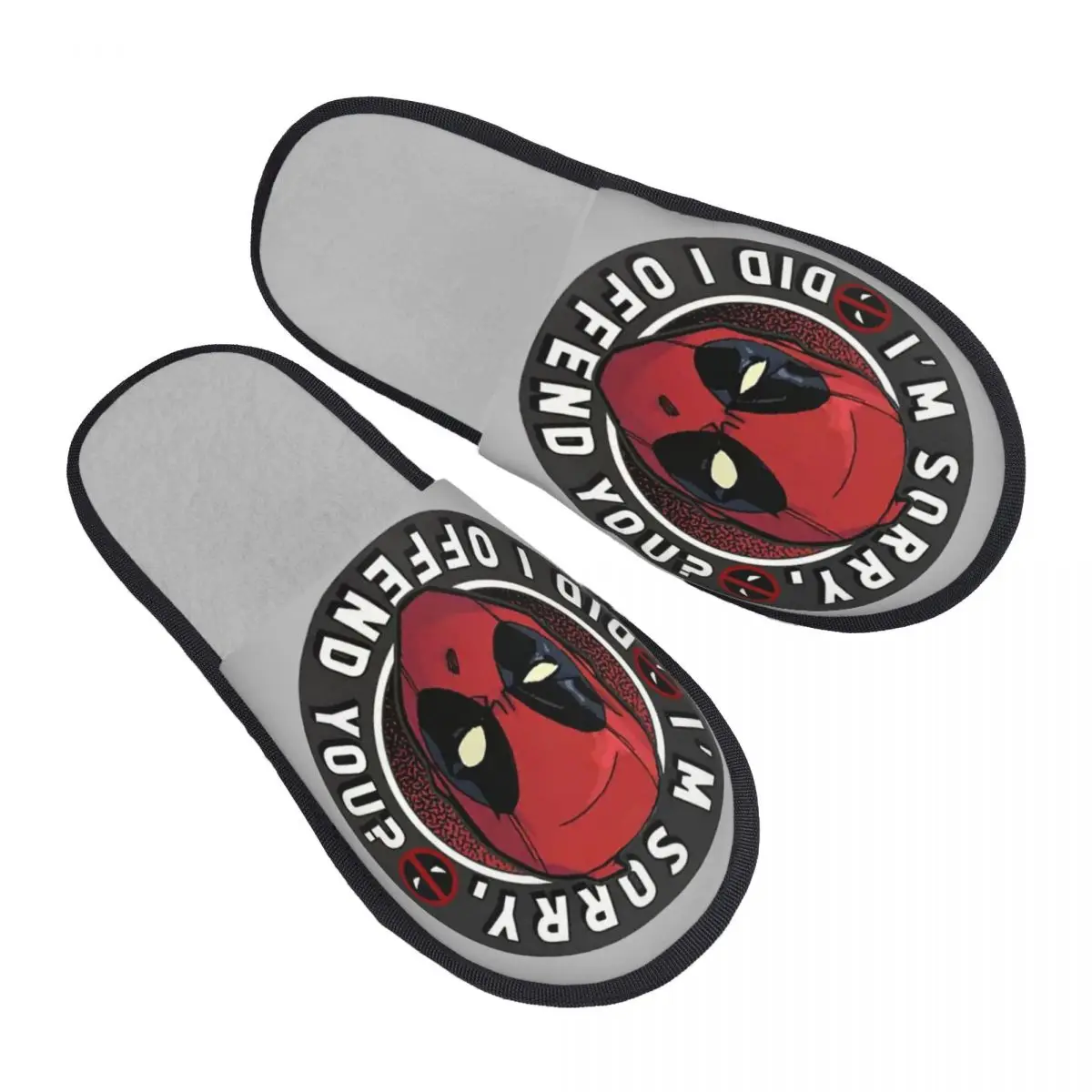 

Женские домашние тапочки с принтом «Дэдпул, я сражаю», мягкие теплые пушистые тапочки из пены с эффектом памяти, домашняя уличная обувь