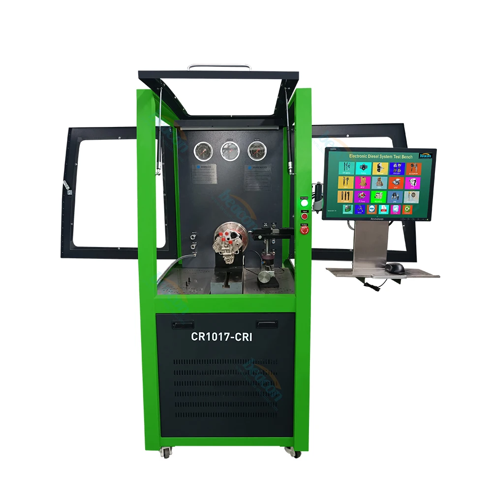 CR1017 Electronic Fuel Injection Pump Test Bench New Plastic Diesel Injection Pump Tester Textiles Common Rail Injector Machine