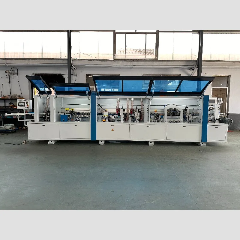 Fully Automatic Wood Edge Banding Machine Straight Edge Sealing And Curved Edge Polishing Tool Set
