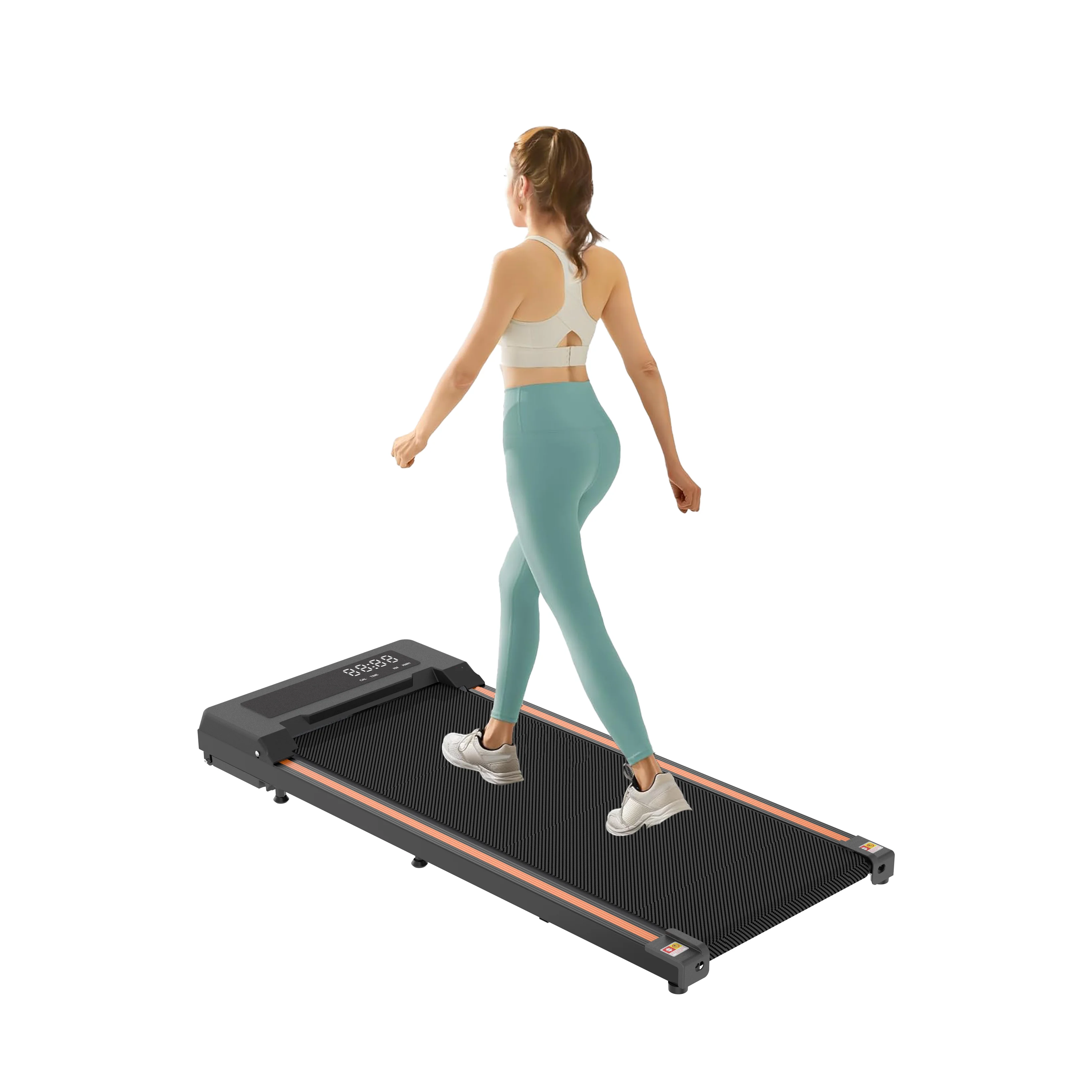 Factory Direct Sale Electric Foldable Indoor Sports Fitness Equipment Small Cross-Border Flat Treadmill LED Screen for Home Use