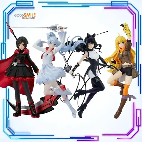 GSC Original Genuine RWBY Ruby Rose Weiss Schnee Blake Belladonna Yang Xiao Long  Pop Up Parade Anime Girl Model Toy Figure Gift
