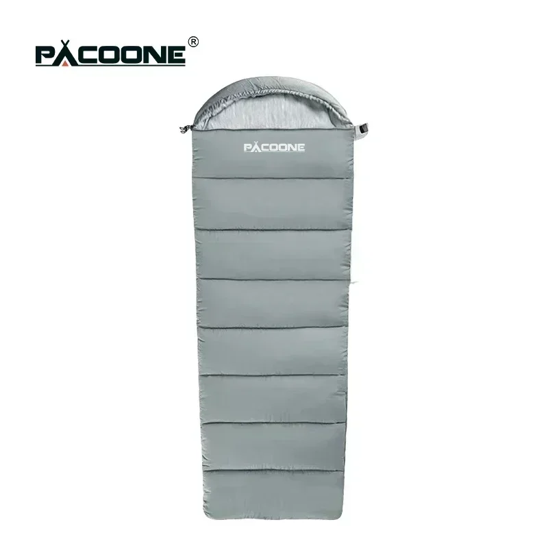 PACOONE Outdoor Sleeping Bag Double  Bag Lightweight Cotton Warm Washable Camping Travel Sleeping Bag New