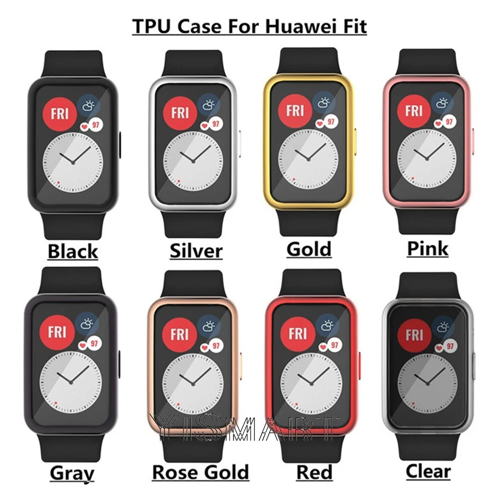 حافظة واقية لساعة هواوي تناسب ساعة ذكية جديدة مطلي بولي يوريثان الوفير في جميع أنحاء حامي الشاشة لساعة هواوي صالح