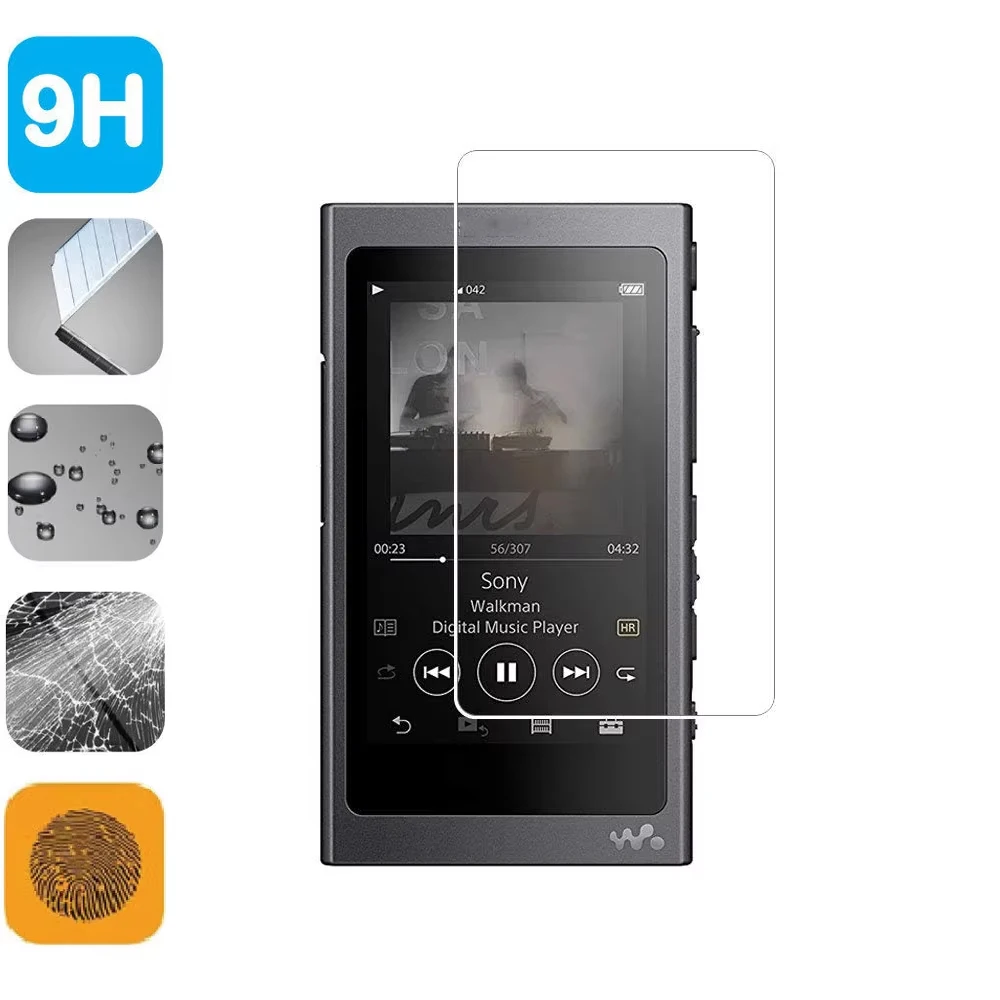 Защитная пленка для ЖК-экрана из закаленного стекла 9H для Sony Walkman A57HN A50 A55 A56 A57 NW-A55HN A56HN, аксессуары для MP3