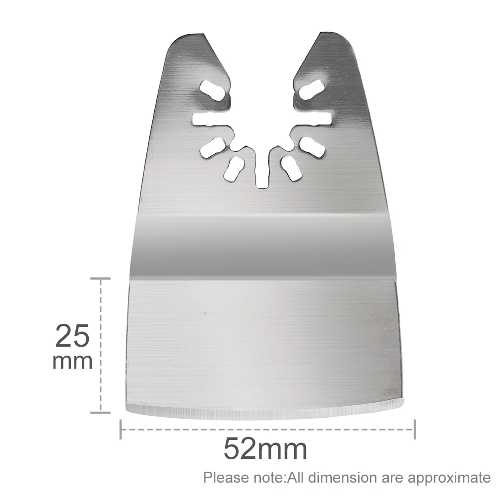 CMCP 1pc 50mm Oscillating Multi Tool Scraper Blade Stainless Steel Blade Power Tool Accessories For Paint Grout Adhesive Removal