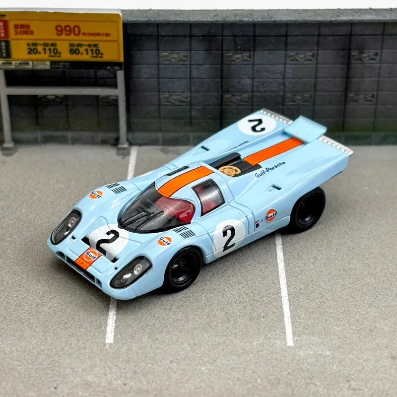 Sparky&Tiny 1/64 Porsche 917 KH Gulf #2 Alloy Toy Motor Vehicle Diecast Metal Model Gifts