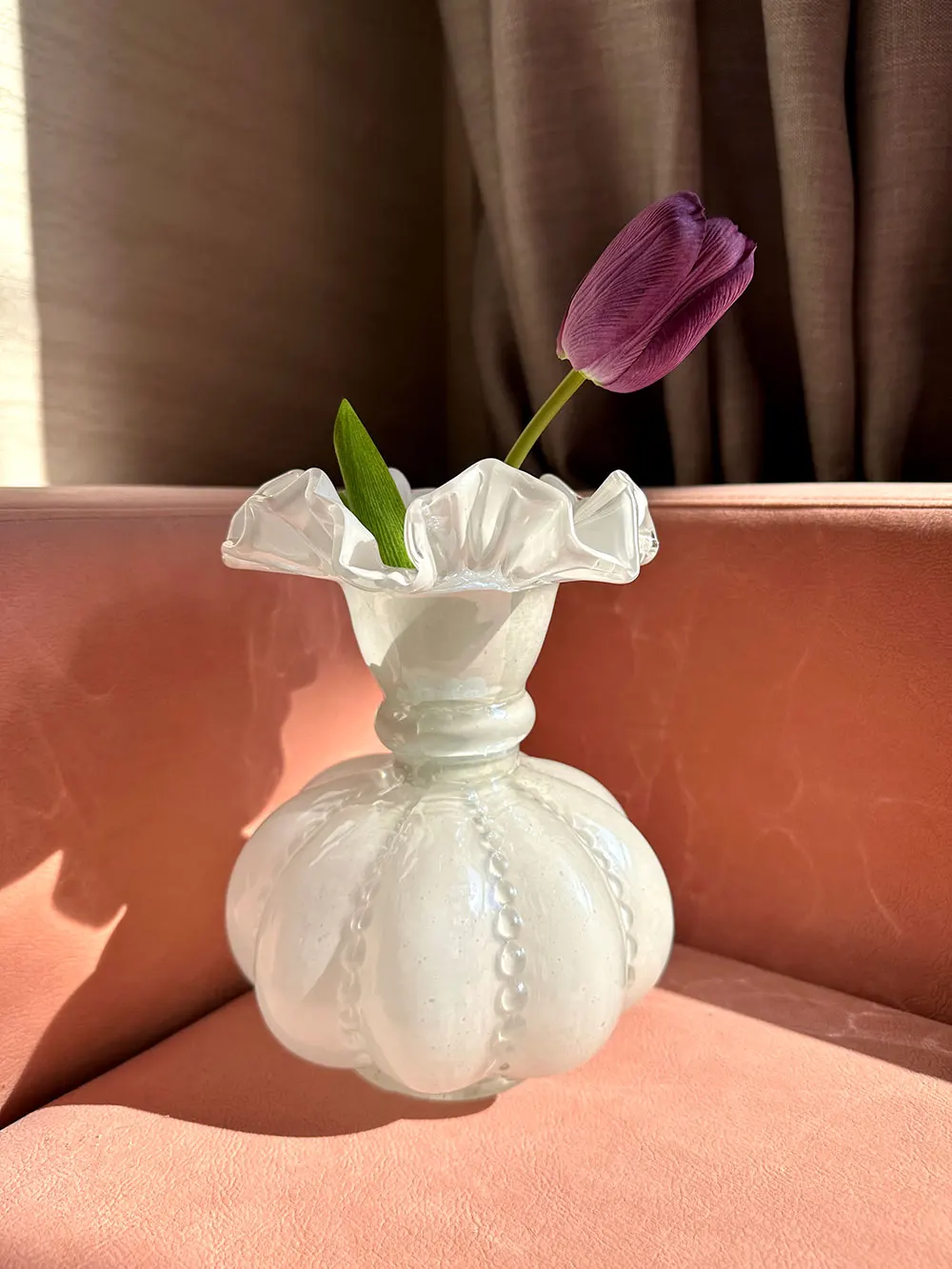 6 Colors Glass Flower Vase Table Hydroponic Vase Crafts Living Room Dining table Home Decoration Centerpiece Rose Arrangement