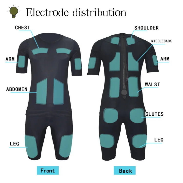 Individuelle intelligente Fitness elektrische Muskels timulator ems Bildhauer maschine tragbar