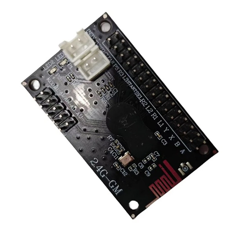 2.4G 무선 아케이드 USB 아케이드 조이스틱 인코더 PCB 보드, DIY 아케이드 게임 콘솔 부품용, 2 인용