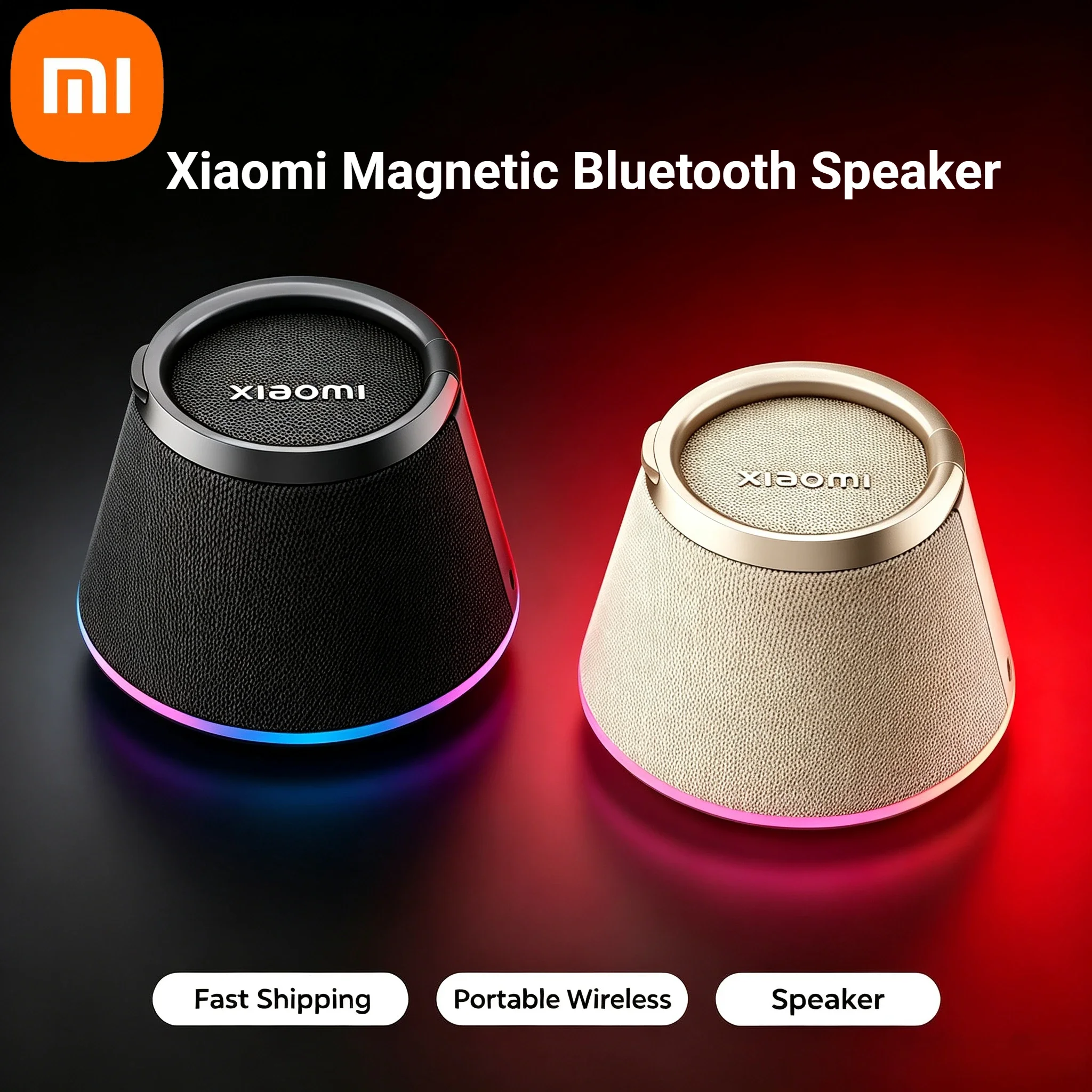 xiaomi-magnetic-bluetooth-speaker-portable-wireless-stereo-mini-audio-rgb-light-magnetic-bracket-for-home-outdoor-travel-use