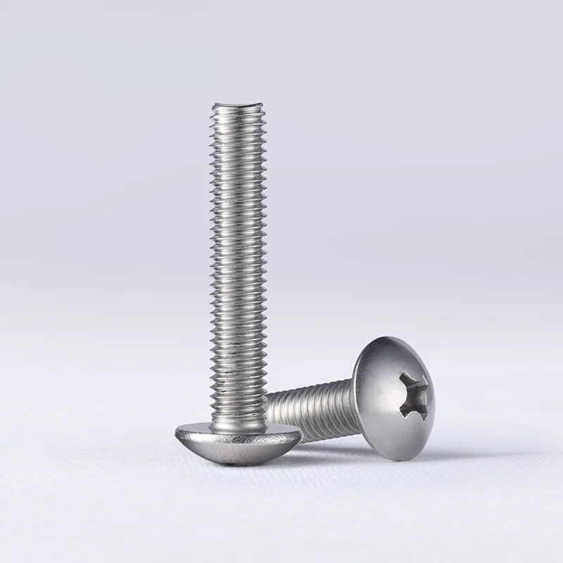 10Pcs Phillips M2 M2.5 M3 Cross Recessed Flat Head Bolt 304 Stainless Steel Screw Set Fasteners Plasterboard Wall Machine Screw