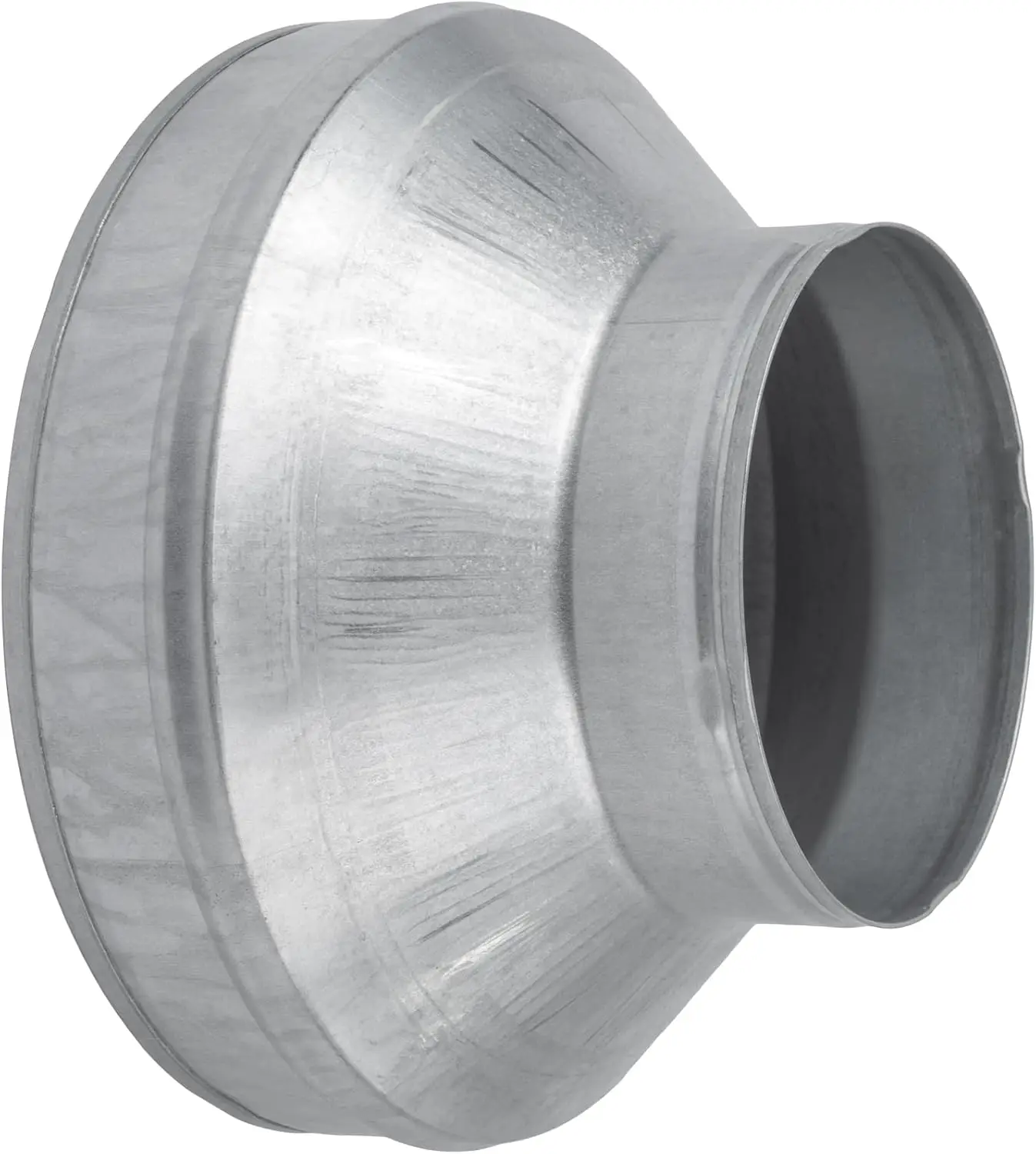 

Переходник для вентиляционных каналов из оцинкованной стали 10-6 дюймов, усиленный, для вытяжных систем