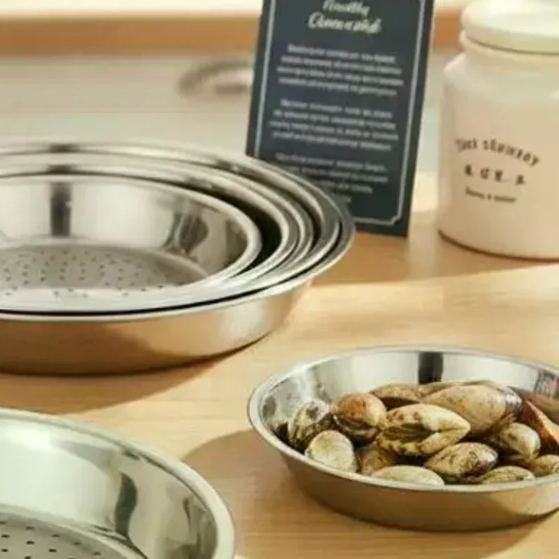 Stainless Steel Steamer Tray Food Grade Material Even Heat Transfer For Home Steaming Buns Vegetables