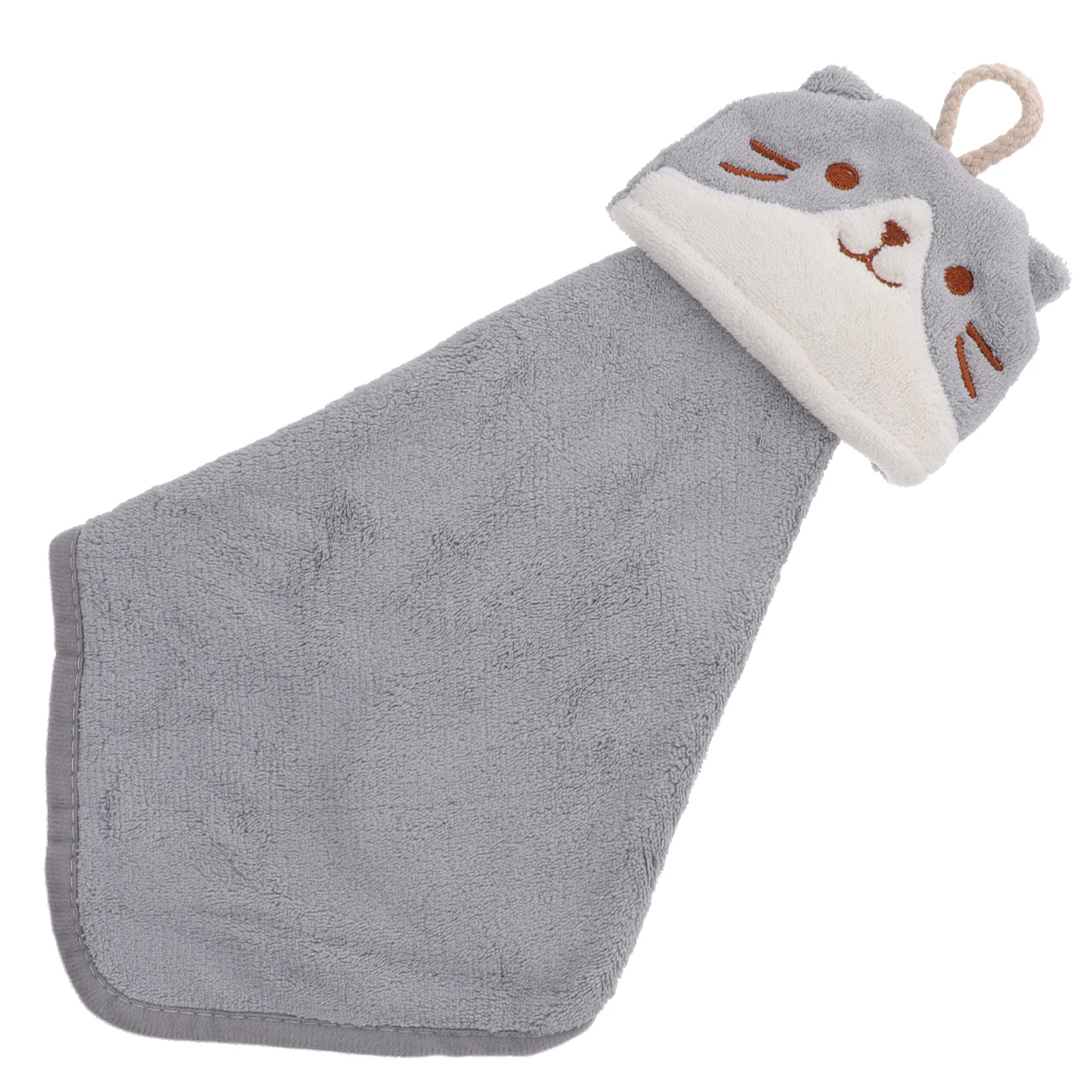 

Cartoon Coral Hand Hand Towel Towel Quick Dry Water Absorbent For Bathroom Kitchen Hanging Loop Soft 40X80Cm