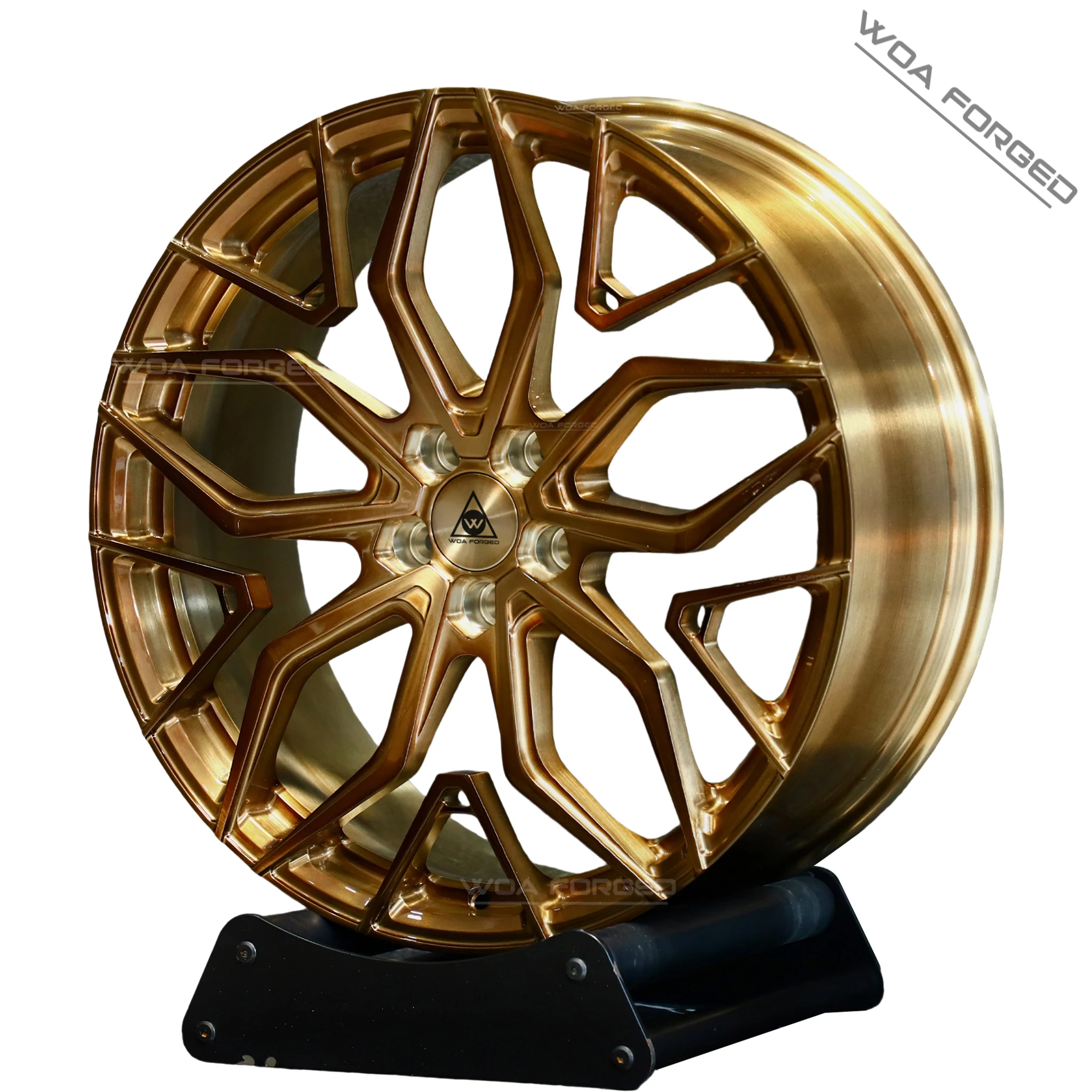 

Custom 18 119 20 21 22 23 24 26inch Brushed Bronze Forged Wheels Aluminum Alloy Auto Rims 5x108 5x112 5x114.3 5x120 5x130