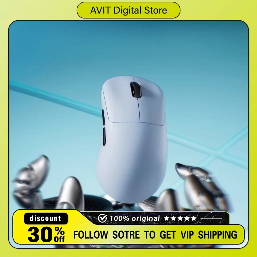 

Rapoo VT3s Air MAX Wireless Gaming Mouse 39g Ultra-Lightweight 8K Polling Rate Dual Mode PAW3950 Sensor for Medium &Small Hands