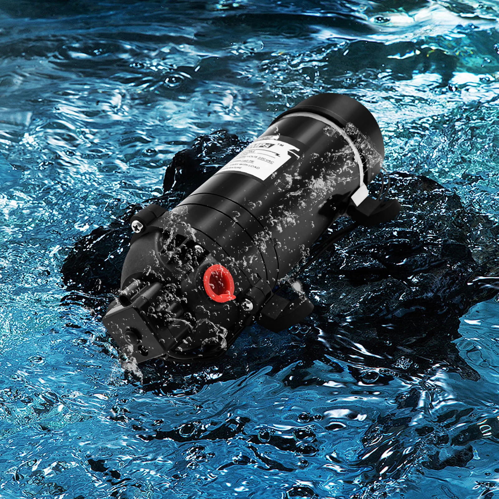 120W 160PSI Elektrische Wasserförderpumpe 1,4 GPM Selbstansaugende Membranpumpe für Hochdruckreiniger, Wohnmobile und landwirtschaftliche Sprühgeräte – Detail 26