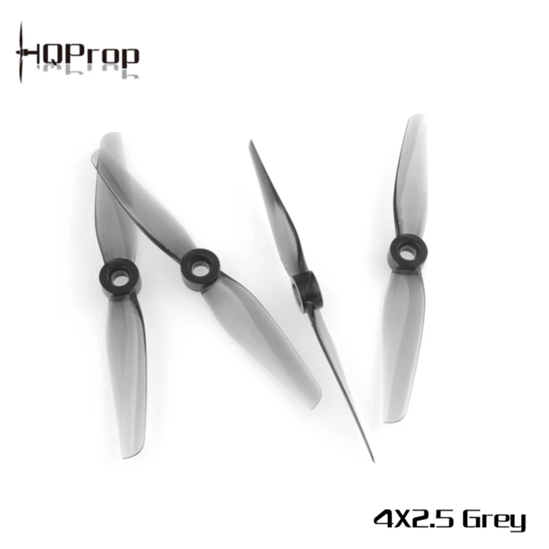 HQPROP hélice de PC de 2 cuchillas, eje de 5mm para RC FPV, de 4 pulgadas LR4 palillo de dientes, Micro largo alcance, piezas de bricolaje, 6 pares (6CW + 6CCW)