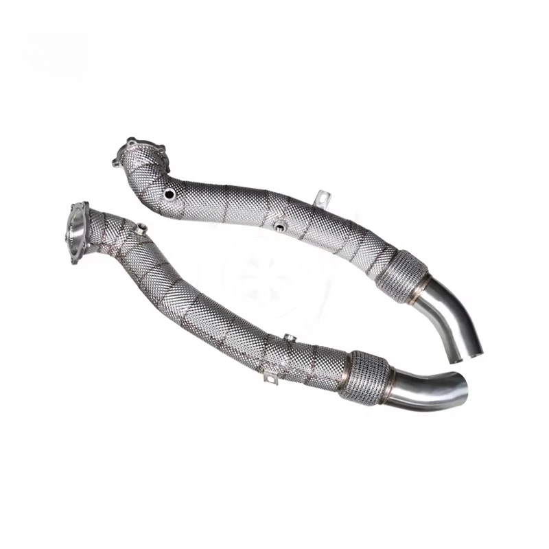 Downpipe + Przednia Rura z Osłoną Termiczną do Audi S6 RS6 4G C7 RS7