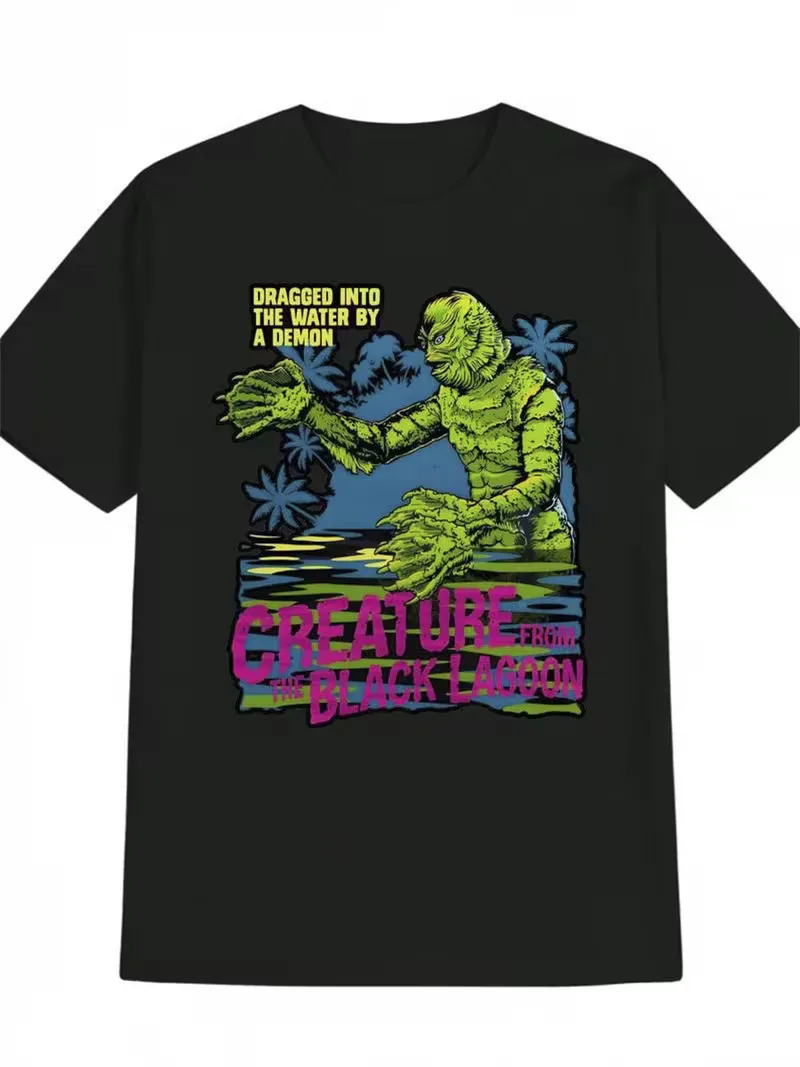 

Men'S Creature from the Black Lagoon Vintage Horror Movie T-Shirt - Officially I