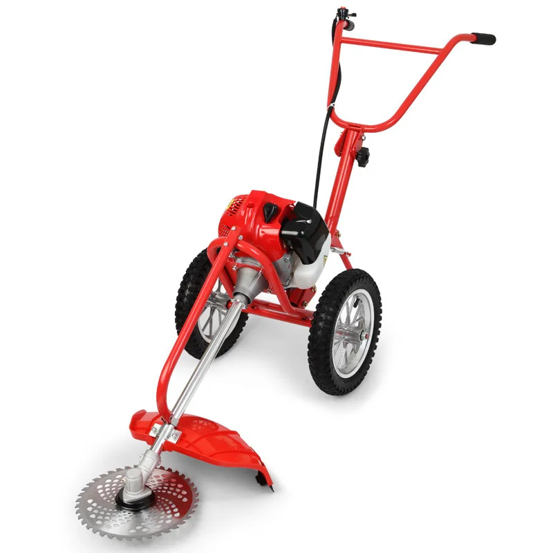 Hand-held lawn mower Multifunctional small lawn mower Hand-held scarifier Household
