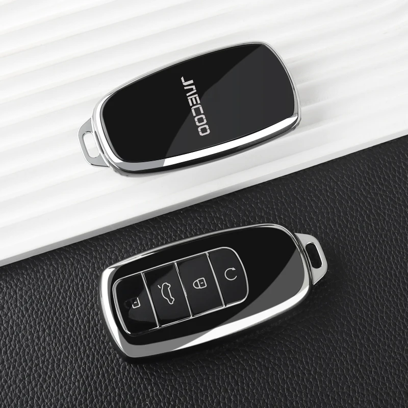

Car Key Case Cover for Chery Jaecoo 7 J7 J8 phev 2023 2024 2025 TPU Chery Car Key Protection Shell Keychain Holder Accessories