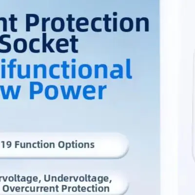 220V Adjustable Digital Socket with Over Under Voltage Protection Power Restoration and Based Measurement Algorithm