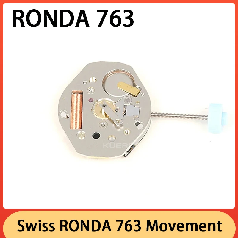 Szwajcaria RONDA 763 ruch kwarcowy 3 ręce 762 2 ręce do naprawy zegarków ruch części zamiennych stabilna jakość