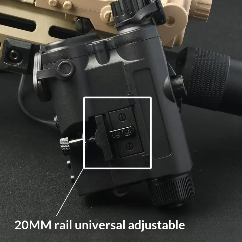 Durable Nylon PEQ-15 Auxiliary Light Fitting Side Mount Accessory for Multi Style Hobby Ornament Model