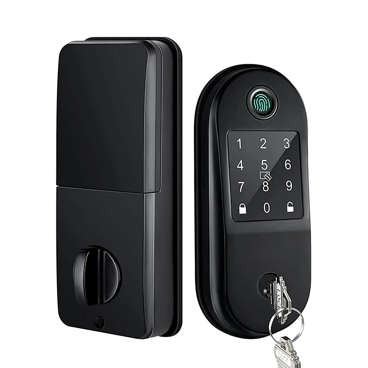 

Smart American Standard Deadlock Fingerprint Code Blue Tooth App Control Deadbolt Lock 70 Mm Cylinder Lock