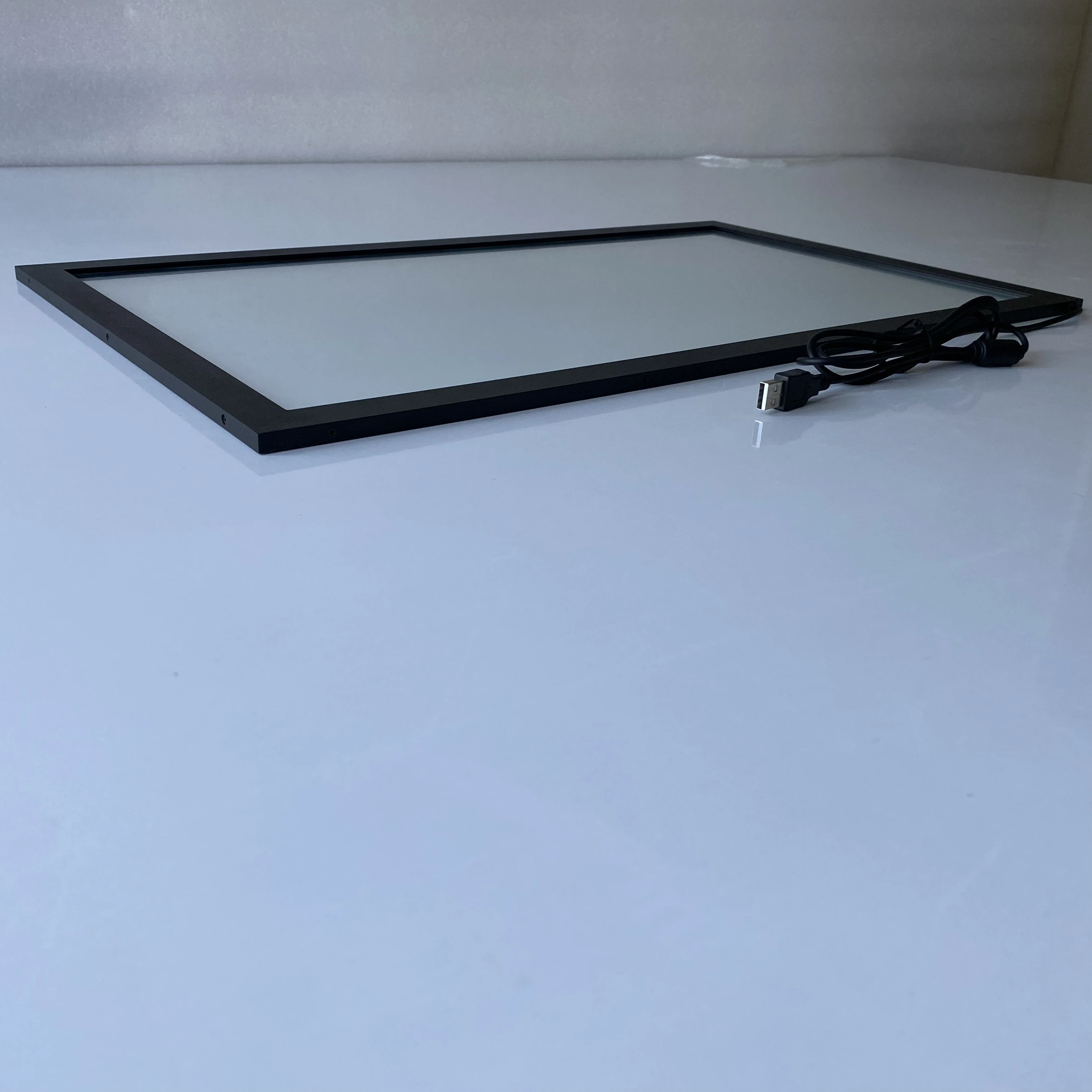 23.6 Inch Multi Interactive Infrared Touch Frame, IR Touch Screen Overlay Kits, IR Touch Screen Panels with 2mm Tempered Glass