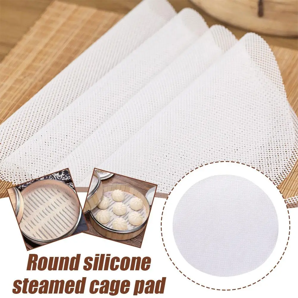

Circular Silicone Steamer Cloth Household Drawer Cloth Steamed Rice And Bun Mat Non-stick Pan Kitchen Steamer Pot Accessories