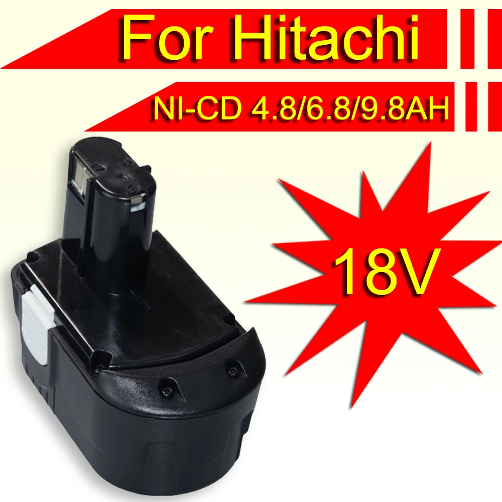 

18V 4800/6800/9800mAh BCL1830 Li-ion Replacement Rechargeable Battery for HITACHI BCL1815 327730 327731 EBM1830 Power Cordless T