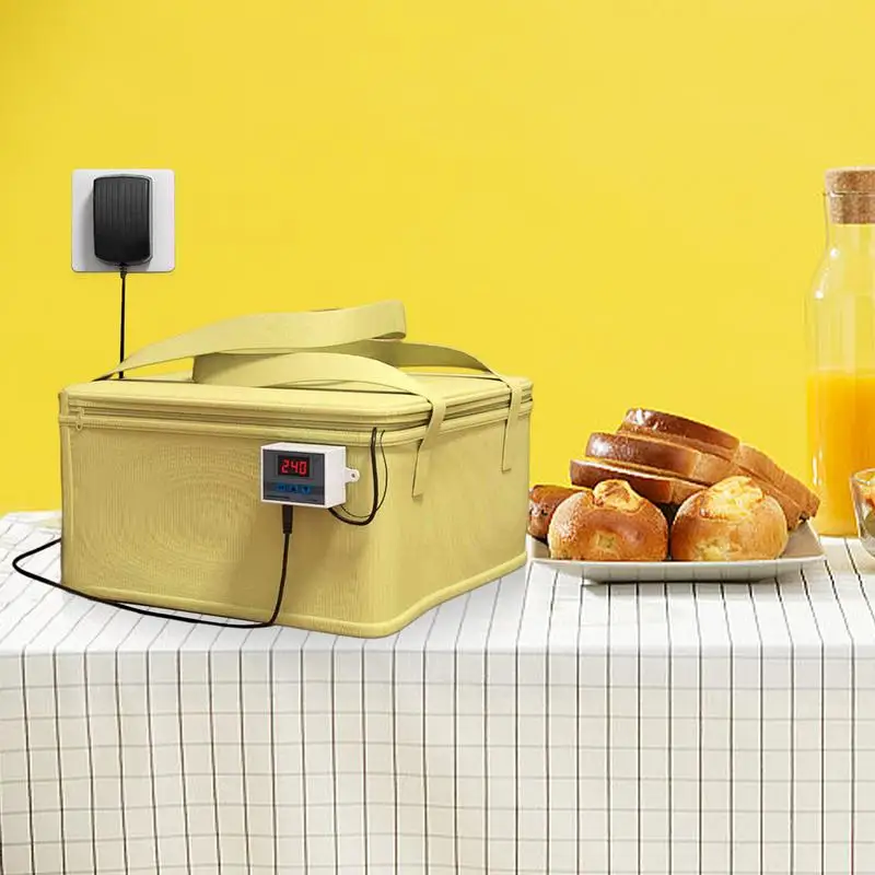 Bread Warming Box Dough Proofer with Auto Shut Off Control Temperature Fermenting Bag Fermentation Equipment for Making Bread