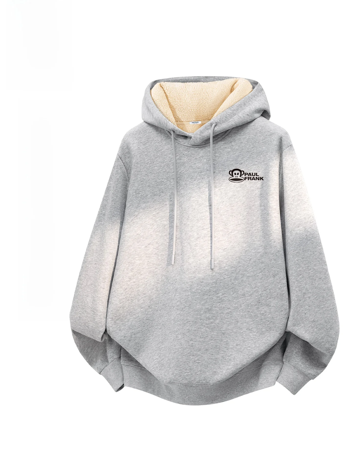 

Hooded Sweatirt Fce Lined Winter Jaet ex Youth Casual Faion Warmth Couple Outfits Lamb Velvet Coat
